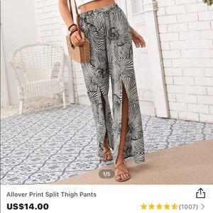 Pants w/ Slit